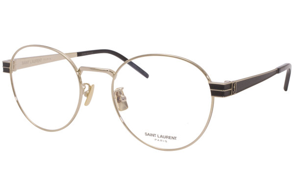 Saint Laurent SLM63 Eyeglasses Men's Full Rim Round Optical Frame