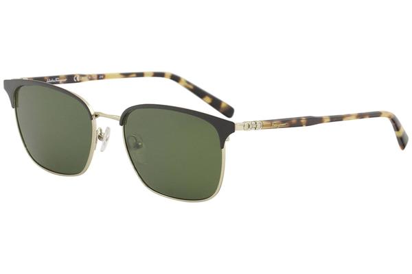  Salvatore Ferragamo Men's SF180S SF/180/S Fashion Square Sunglasses 