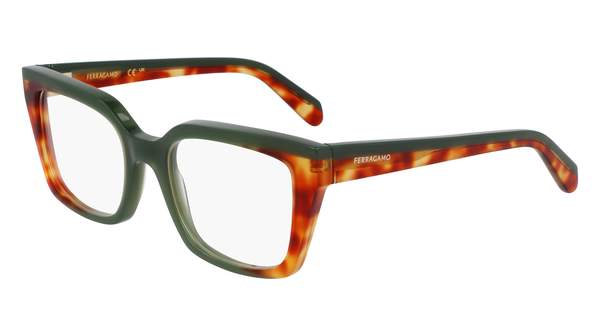 Salvatore Ferragamo SF3010 Eyeglasses Women's Full Rim Rectangle Shape