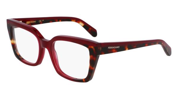 Salvatore Ferragamo SF3010 Eyeglasses Women's Full Rim Rectangle Shape