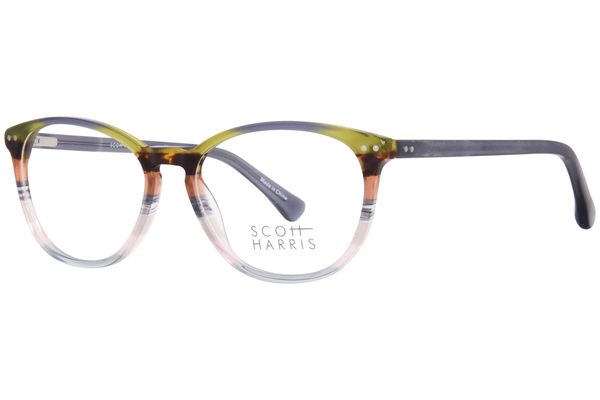  Scott Harris SH-636 Eyeglasses Women's Full Rim Oval Shape 