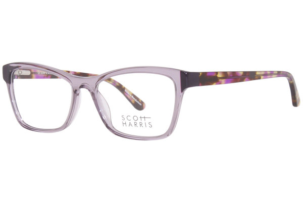 Scott Harris SH-654 Eyeglasses Women's Full Rim Rectangle Shape