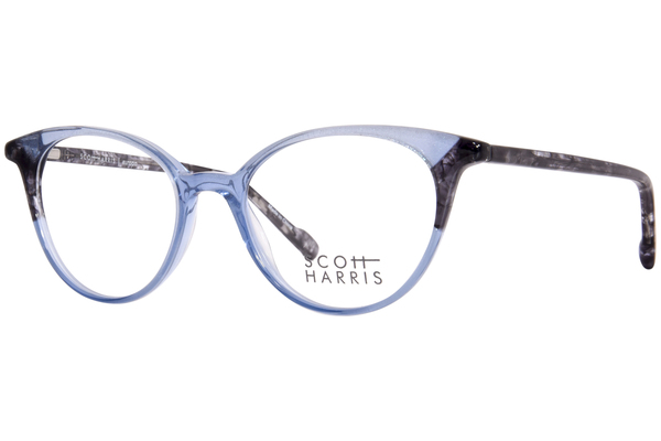 Scott Harris SH-730 Eyeglasses Women's Full Rim Oval Shape