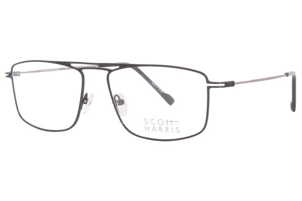  Scott Harris SH-740 Eyeglasses Men's Full Rim Rectangle Shape 