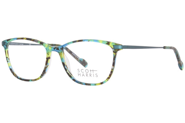  Scott Harris SH-742 Eyeglasses Women's Full Rim Oval Shape 