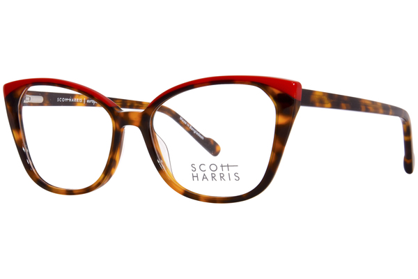  Scott Harris SH-846 Eyeglasses Women's Full Rim Cat Eye 