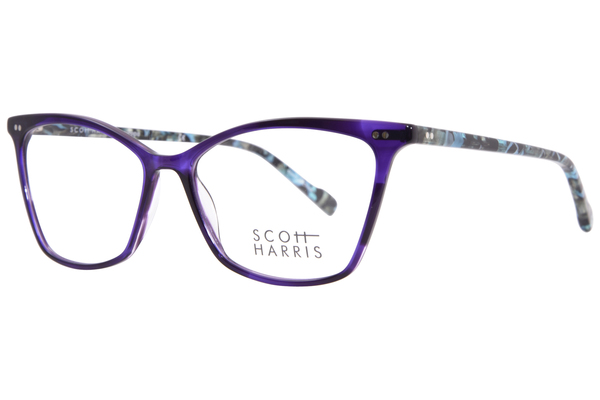  Scott Harris SH-868 Eyeglasses Women's Full Rim Cat Eye 