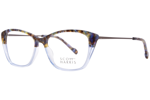  Scott Harris SH-874 Eyeglasses Women's Full Rim Cat Eye 