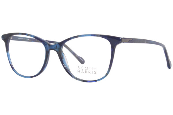  Scott Harris UTX SHX-011 Eyeglasses Women's Full Rim Oval Shape 