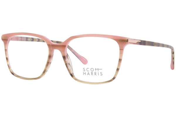  Scott Harris UTX SHX-017 Eyeglasses Women's Full Rim Square Shape 