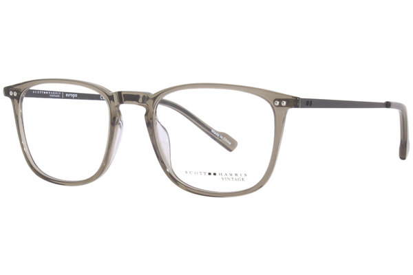  Scott Harris Vintage V-58 Eyeglasses Men's Full Rim Square Shape 