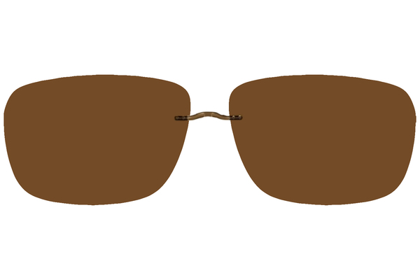 Silhouette Blend 5555-Bridge Style Clip-On Sunglasses