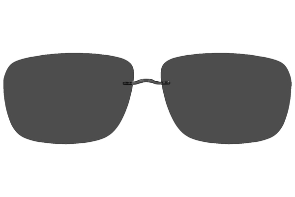  Silhouette Blend 5555-Bridge Style Clip-On Sunglasses 