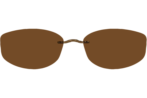  Silhouette Identity 5535 Clip-On Polarized Sunglass Lenses 