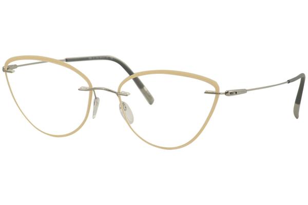  Silhouette Eyeglasses Dynamics Colorwave Accent Rings 5500 Optical Frame 