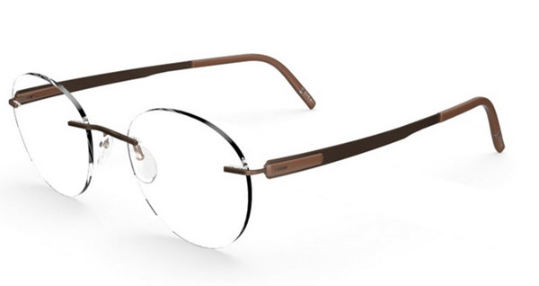  Silhouette Blend Chassis 5555 Eyeglasses Rimless Optical Frame 