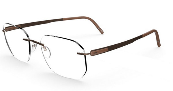  Silhouette Blend Chassis 5555 Eyeglasses Rimless Optical Frame 