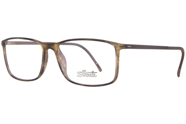  Silhouette SPX-Illusion 2934 Eyeglasses Men's Full Rim Rectangular Optical Frame 