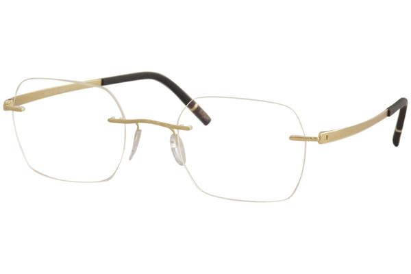  Silhouette Eyeglasses Momentum Chassis 5529 Rimless Optical Frame 