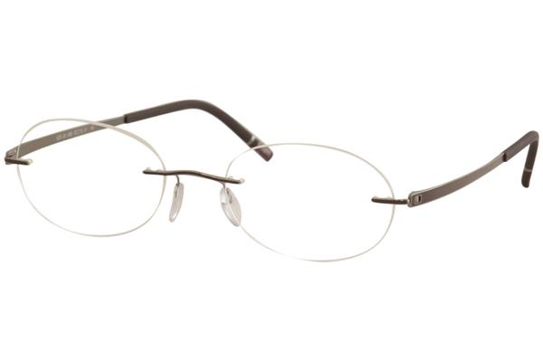  Silhouette Eyeglasses Momentum Chassis 5529 Rimless Optical Frame 