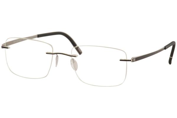 Silhouette Eyeglasses Momentum Chassis 5529 Rimless Optical Frame