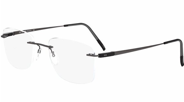  Silhouette Eyeglasses Racing Collection Chassis 5502 Rimless Optical Frame 