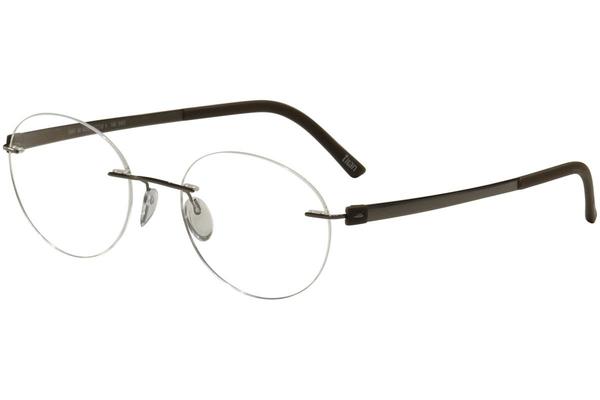  Silhouette Eyeglasses Titan Accent Chassis 5452 Rimless Optical Frame 