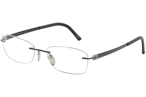  Silhouette Eyeglasses Titan Accent Chassis 5452 Rimless Optical Frame 