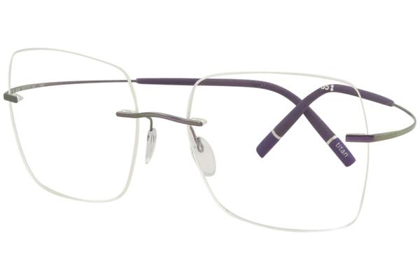  Silhouette Eyeglasses TMA Titan Minimal Art The-Icon Chassis 5541 Rimless 