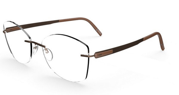  Silhouette Blend Chassis 5555 Eyeglasses Rimless Optical Frame 