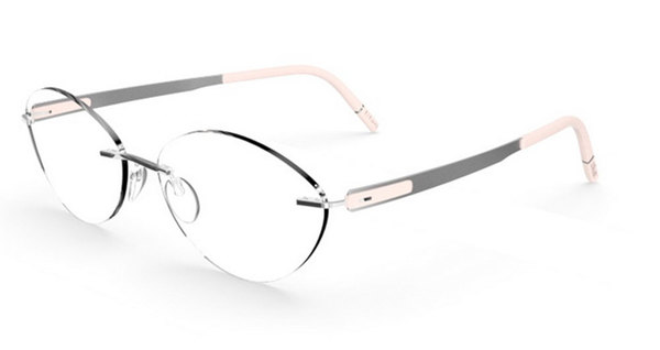  Silhouette Blend Chassis 5555 Eyeglasses Rimless Optical Frame 