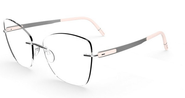  Silhouette Blend Chassis 5555 Eyeglasses Rimless Optical Frame 