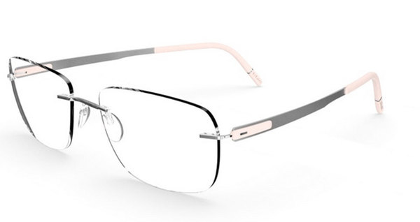  Silhouette Blend Chassis 5555 Eyeglasses Rimless Optical Frame 