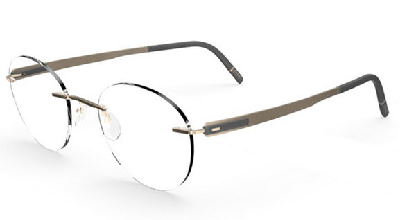  Silhouette Blend Chassis 5555 Eyeglasses Rimless Optical Frame 