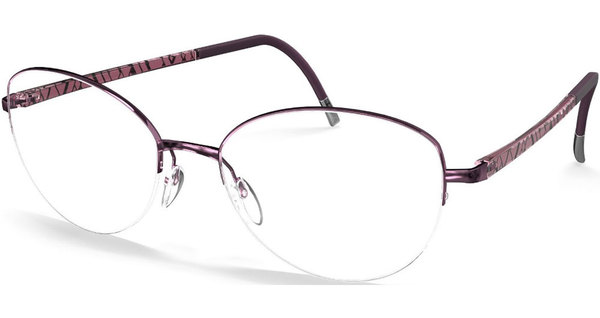  Silhouette Illusion 4560 Eyeglasses Semi Rim Cat Eye 