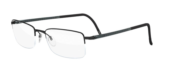  Silhouette Illusion-Nylor 5428 Eyeglasses Semi Rim Rectangle Shape 