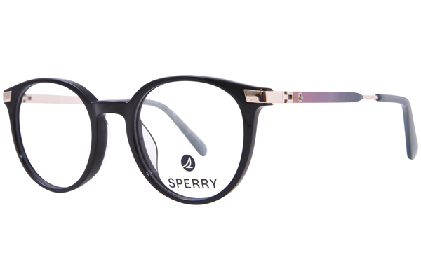 Sperry Maritime C02 Eyeglasses Youth Kids Girl s Crystal Lilac Full Rim 46mm EyeSpecs