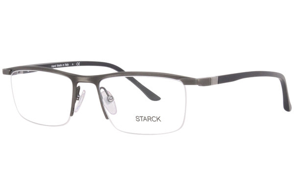 Starck SH2049 Eyeglasses Frame Men's Full Rim Rectangular