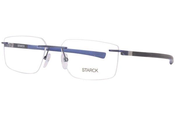 Starck SH2064 Eyeglasses Frame Men's Rimless Rectangular