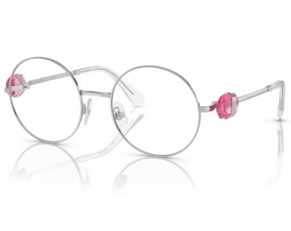 Swarovski SK1001 Eyeglasses Women's Full Rim Round Shape