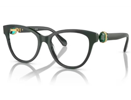 Swarovski SK2004 Eyeglasses Women's Full Rim Square Shape