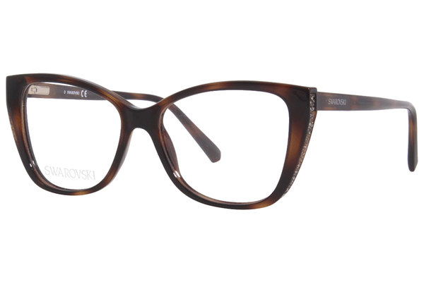  Swarovski SK5290 Eyeglasses Women's Full Rim Square Shape 