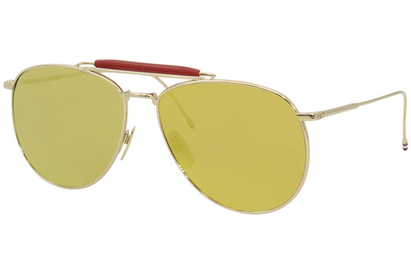  Thom Browne TB-015-LTD Sunglasses Women's Fashion Pilot Shades 