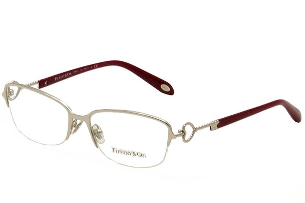  Tiffany & Co Women's Eyeglasses Twist Keys TF1106 TF/1106 Half Rim Optical Frame 