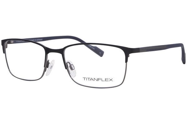  TitanFlex 827071 Eyeglasses Men's Full Rim Rectangle Shape 