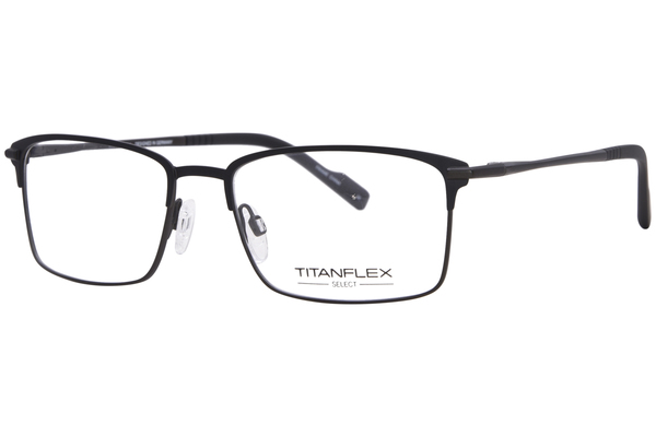 TitanFlex 827076 Eyeglasses Men's Full Rim Rectangle Shape