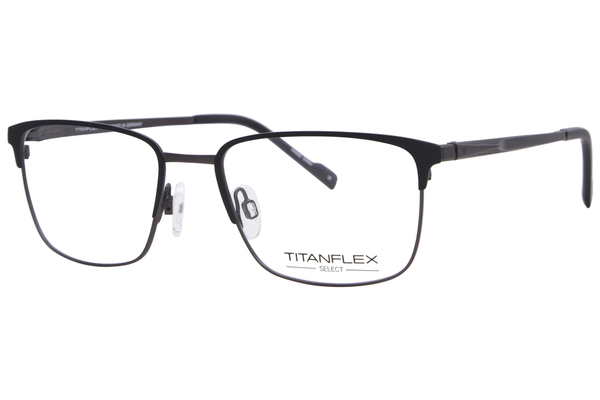 TitanFlex 827080 Eyeglasses Men's Full Rim Rectangle Shape