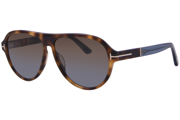  Tom Ford FT1080 Sunglasses Men's Pilot Style 