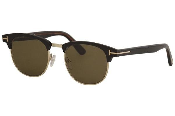 Tom Ford Men's Laurent-02 TF623 TF/623 02J Matte Black Square Sunglasses  51mm 