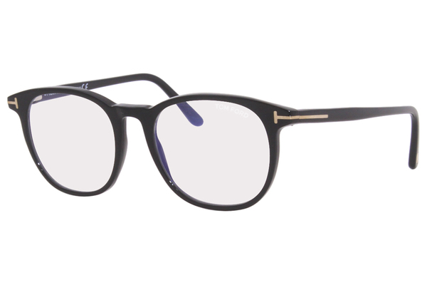  Tom Ford TF5754-B Eyeglasses Men's Full Rim Round Shape 